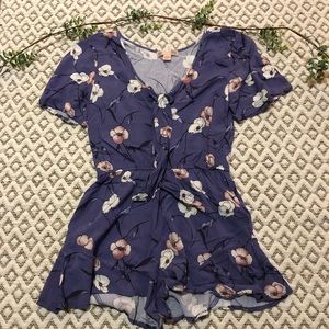 Floral Boho Romper by Band of Gypsies
